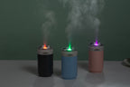 Portable Wireless Ultrasonic Humidifier PP Flame Can-Style Humidifier (Battery-Powered Version)
