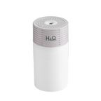 Light and Shadow Cup Humidifier Portable USB Cool Mist Humidifier with LED Ambient Light 2 in 1 Light