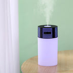Light and Shadow Cup Humidifier Portable USB Cool Mist Humidifier with LED Ambient Light 2 in 1 Light