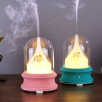 Flowing Light Bottle Aromatherapy Humidifier (Common Design) - Ultrasonic Diffuser with Warm Ambient Light & Auto Shut-Off Safety