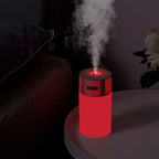 Light and Shadow Cup Humidifier Portable USB Cool Mist Humidifier with LED Ambient Light 2 in 1 Light