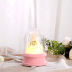 Ultrasonic Diffuser with Warm Ambient Light & Auto Shut-Off Safety Flowing Light Bottle Aromatherapy Humidifier (Common Design)