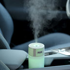 Light and Shadow Cup Humidifier Portable USB Cool Mist Humidifier with LED Ambient Light 2 in 1 Light