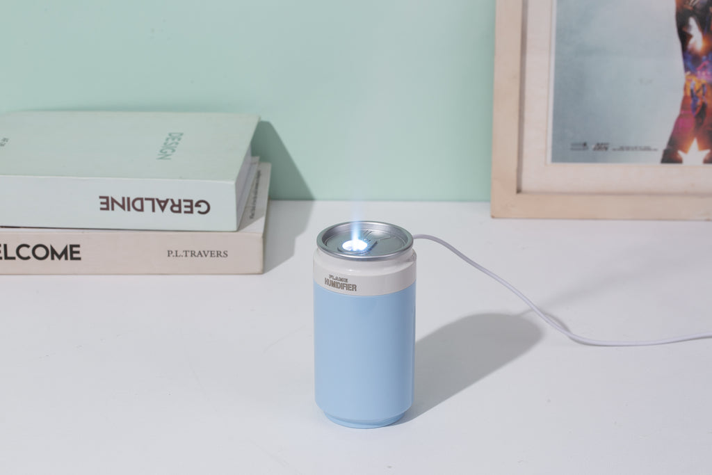 PP Flame Car Humidifier (Standard Version) - Portable Cup Holder Ultrasonic Humidifier for Vehicles