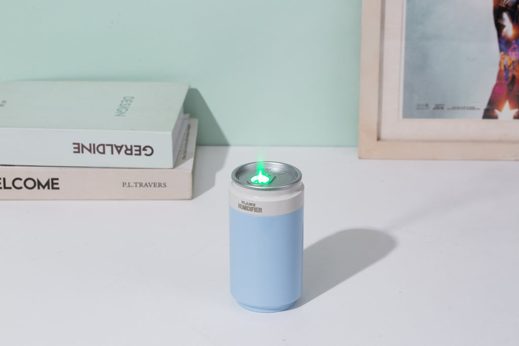 Portable Cup Holder Ultrasonic Humidifier for Vehicles PP Flame Car Humidifier (Standard Version)