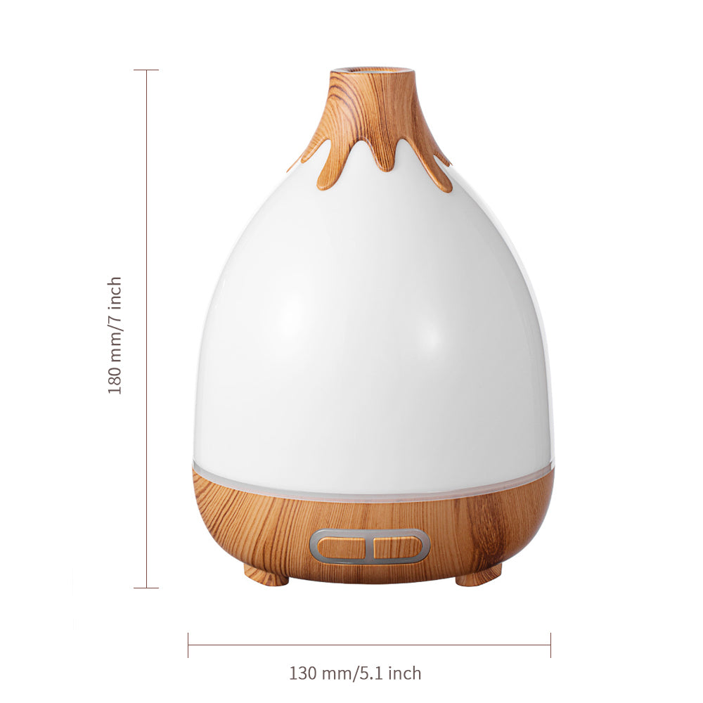Colorful Exquisite Volcano-Style Aromatherapy Machine - 7-Color LED Ultrasonic Humidifier & Essential Oil Diffuser