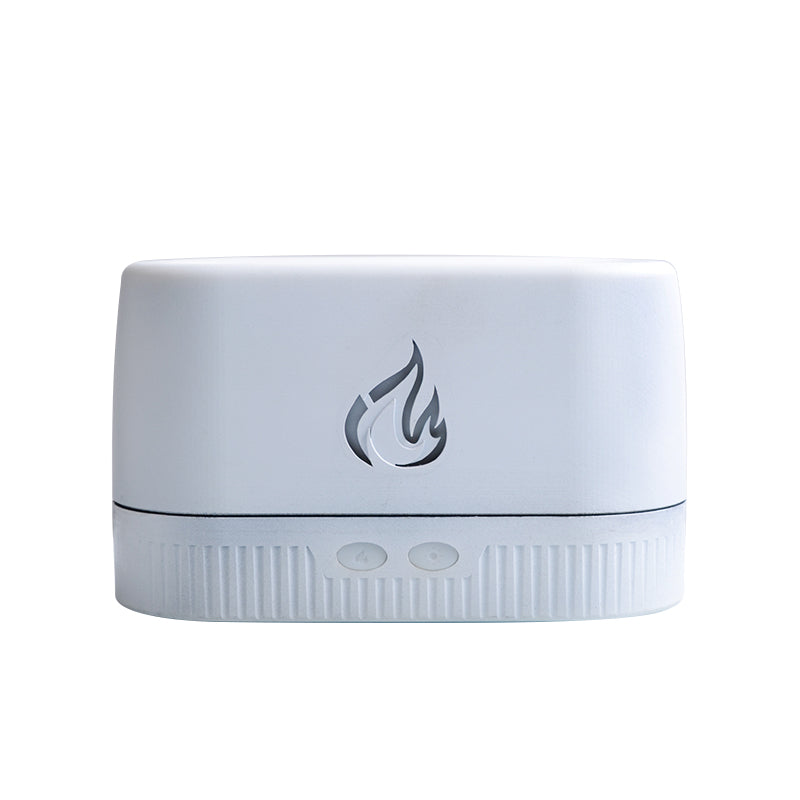 Ultrasonic Cool Mist Humidifier with Realistic Flame Light with Flame Aroma Diffuser