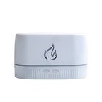 Ultrasonic Cool Mist Humidifier with Realistic Flame Light with Flame Aroma Diffuser
