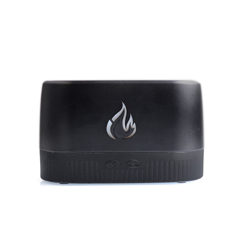 Ultrasonic Cool Mist Humidifier with Realistic Flame Light with Flame Aroma Diffuser