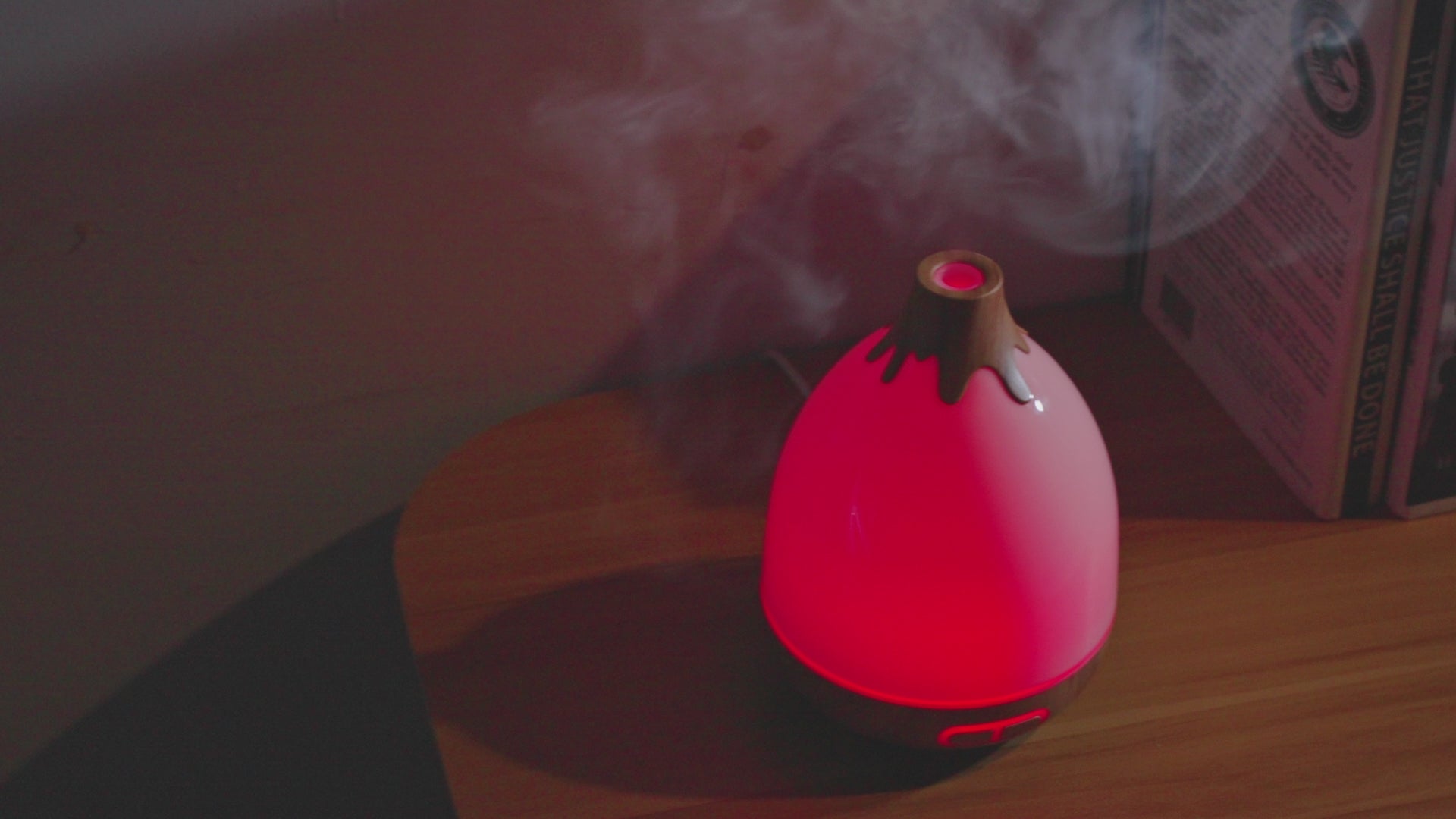 7-Color LED Ultrasonic Humidifier & Essential Oil Diffuser Colorful Exquisite Volcano-Style Aromatherapy Machine