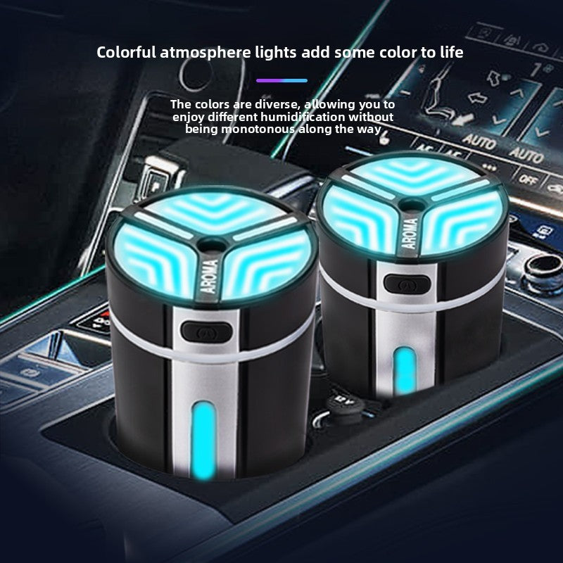 Dazzling Shadow Smart Car Humidifier (Auto Start/Stop with Vehicle Version) - Portable Aromatherapy Diffuser