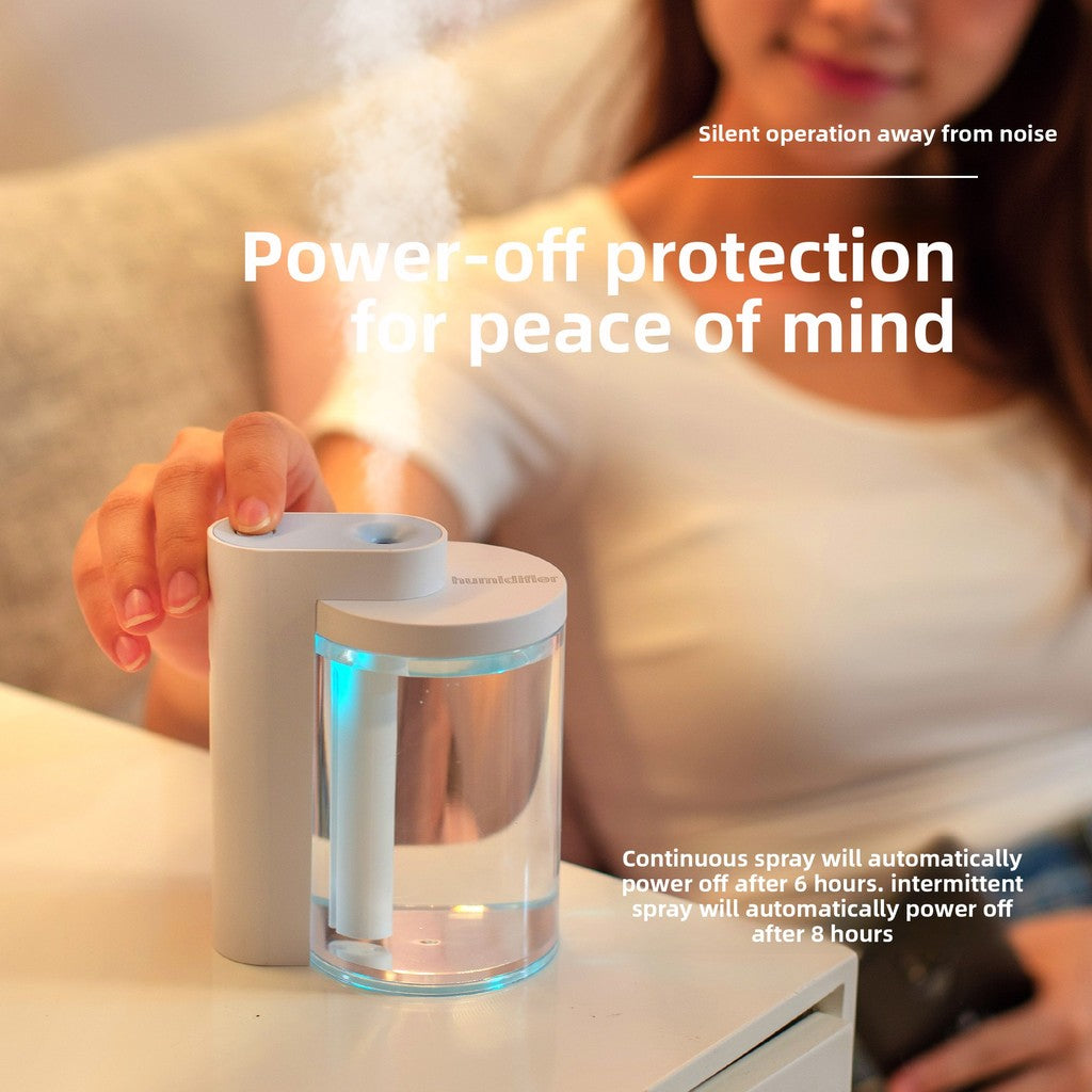 Water-Love Micro-Landscape Humidifier - 3-in-1 Ultrasonic Humidifier with Colorful LED Night Light