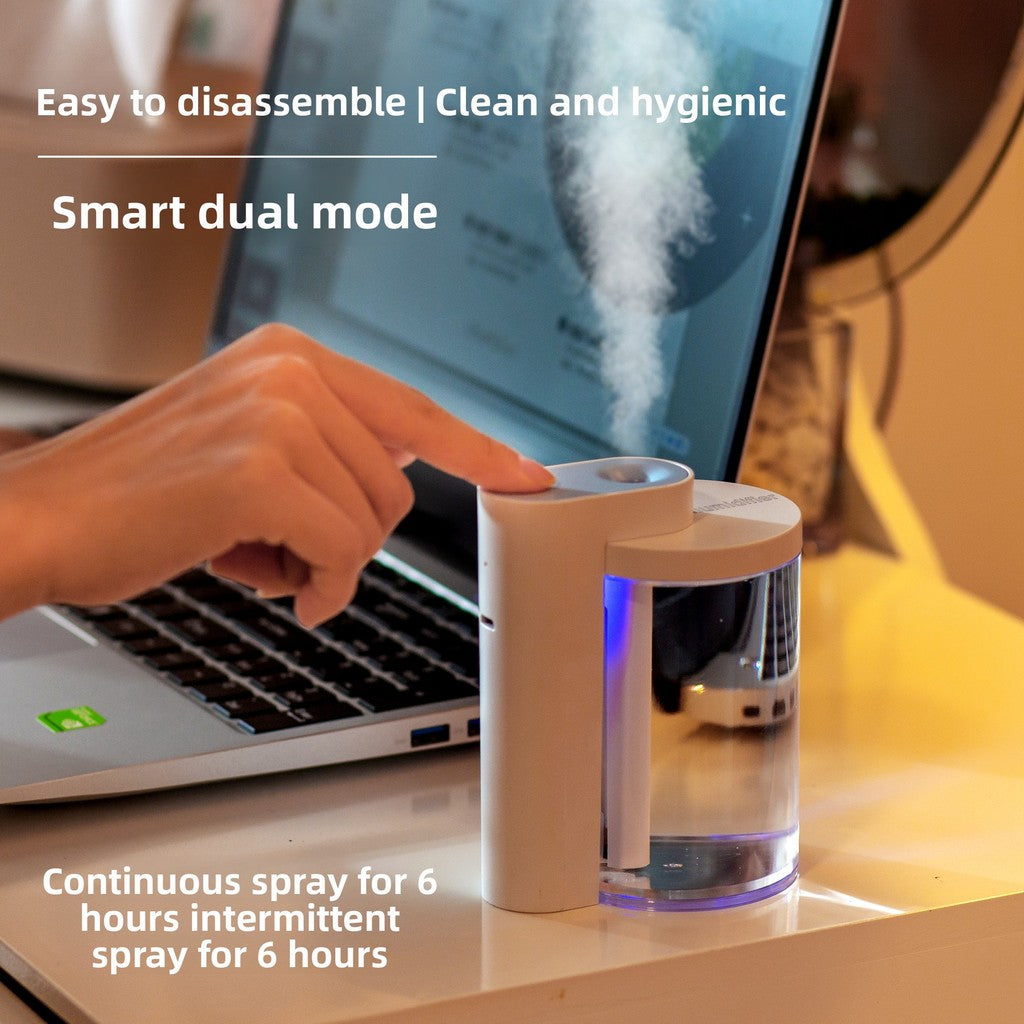 Water-Love Micro-Landscape Humidifier - 3-in-1 Ultrasonic Humidifier with Colorful LED Night Light