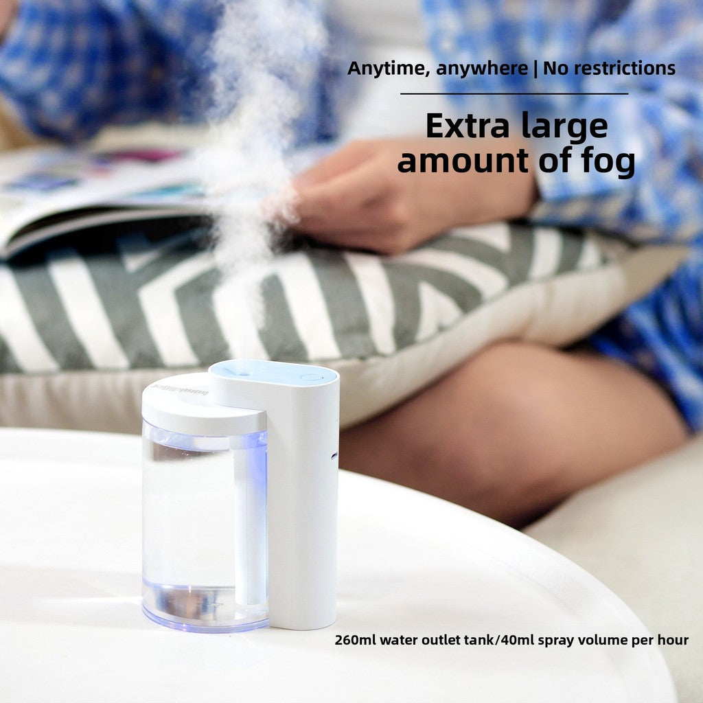 3-in-1 Ultrasonic Humidifier with Colorful LED Night Light with Water-Love Micro-Landscape Humidifier