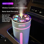 Auto Start/Stop Portable Aromatherapy Diffuser Quick Shadow Smart Car Humidifier (Rechargeable  Version)