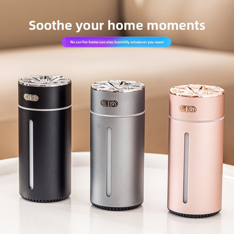Quick Shadow Smart Car Humidifier (Rechargeable Battery Version) - AI Auto Start/Stop Portable Aromatherapy Diffuser