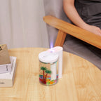 3-in-1 Ultrasonic Humidifier with Colorful LED Night Light with Water-Love Micro-Landscape Humidifier