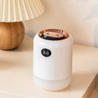 USB-Powered Ultrasonic Humidifier for Bedroom & Office Dual Nozzle Double Spray Humidifier with Digital Display & RGB Ambient Light